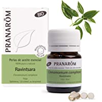Pranarom - Perlas Bio de Aceite Esencial de - Hoja - Minicápsulas- Ravintsara- 60 Unidades